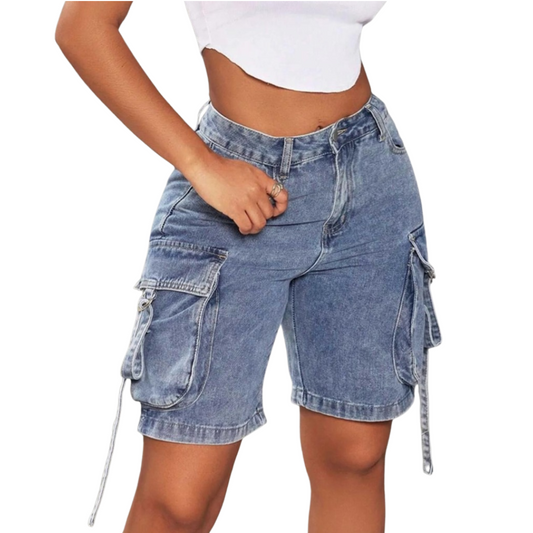 Denim shorts for ladies