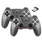 KM 029 2 4G One for Two Doubles Wireless Controller Support PC Linux Android TVbox Elegant Silver